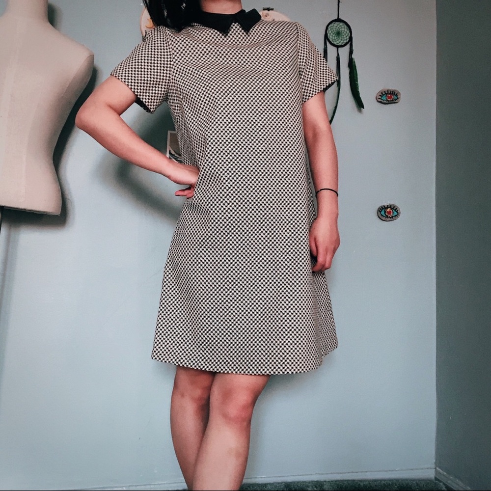 🌟 Zara Little Black Dress with Collar - Mini ✨